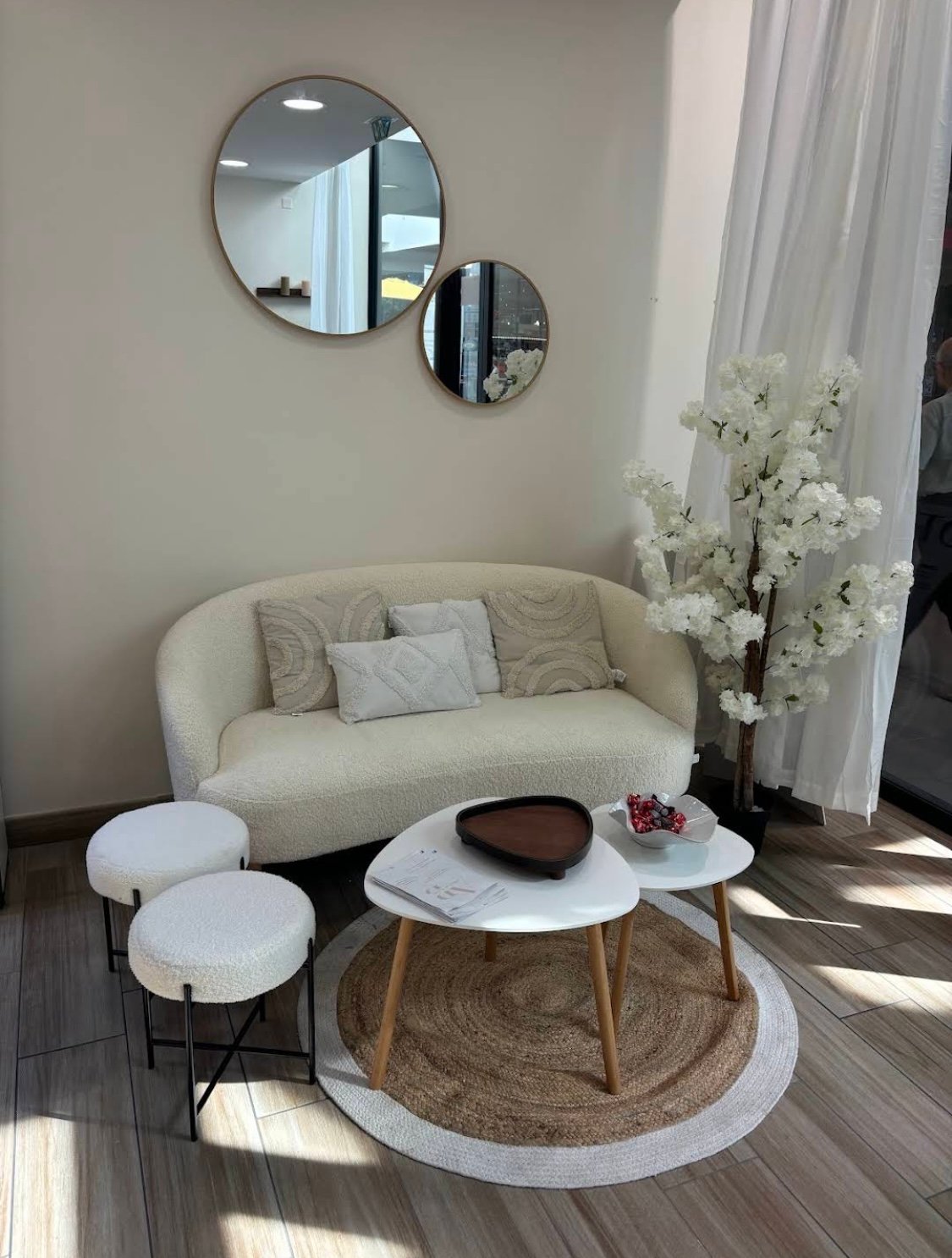 L'accueil de L'Atelier Beauté